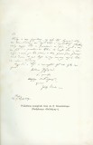 Letter to Krasiński (dedication of Balladyna) by Juliusz Słowacki